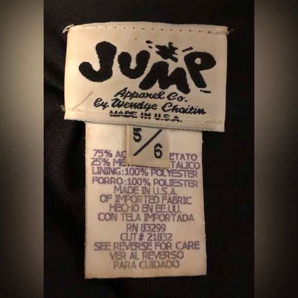 JUMP Apparel Co. by Wendye Chaitin Black Formal Dress- 5/6 Vintage - Picture 8 of 8